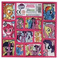 Nalepki 16x16 My Little Pony 12 sztuk