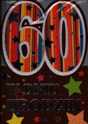 Karnet A5 60 urodziny QDK-053
