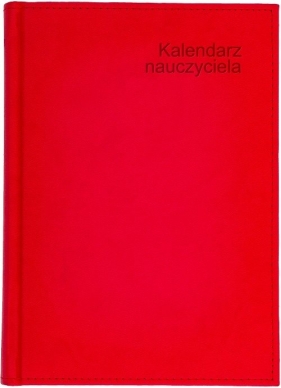 Kalendarz nauczyciela 2021/22 B5T Vivella czerwony