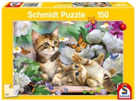 Puzzle 150 Figlarne kotki