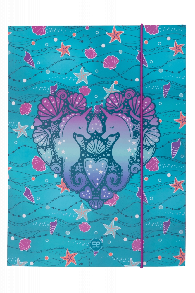 <img src='https://webimage.pl/pics/681/5/d05681CP.png' style='height:440px' /> Coolpack, Teczka kartonowa A4 z gumką - Seafish (05681CP)