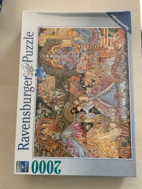 Ravensburger, Puzzle 2000: Kopciuszek (165681) (Uszkodzone opakowanie)