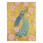Notatnik szyty - Wiktoriański Paw