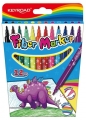 Flamastry Fiber Marker na zawieszce - 12 sztuk (KR971587)