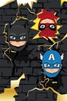  Karnet Urodziny - Three Superheroes