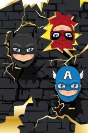 Karnet Urodziny - Three Superheroes