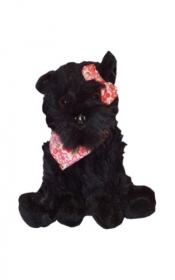 Pies Mikuś czarny 20 cm (4759b)