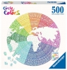  Puzzle 500: Paleta kolorów. Mandala (17168)