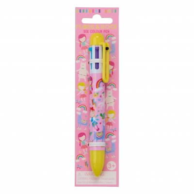 <img src='https://webimage.pl/pics/682/3/d5055166363051.jpg' style='height:440px' /> Długopis 6-kolorowy Tęczowe Wróżki 52P6305