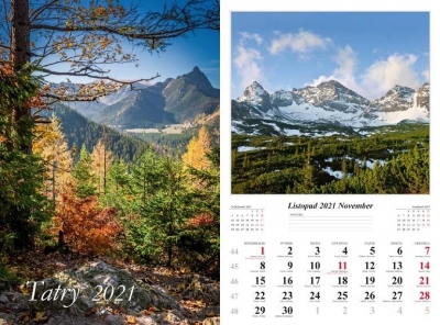 Kalendarz planszowy 2021 - Tatry 7