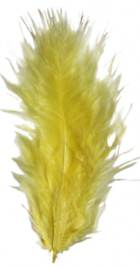 Piórka dekoracyjne Craft Fun, 20 szt. - żółte (283016)