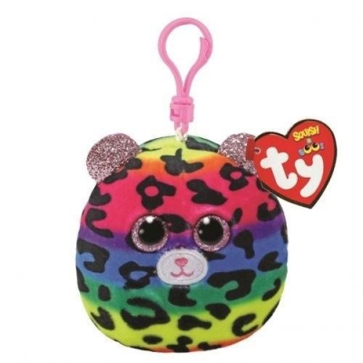 Squish-a-Boos Dotty - leopard 8,5cm brelok