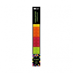 Zakreślacze Happy Color - Pixi Blox, 5 kolorów fluo