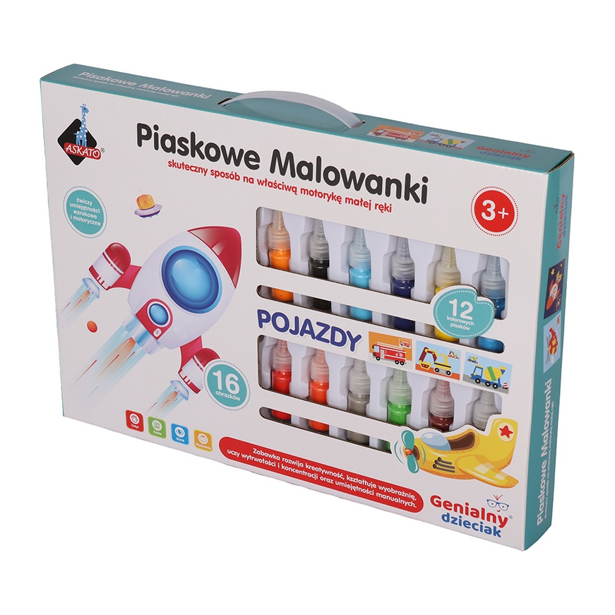 Genialny Dzieciak, Piaskowa wyklejanka – Pojazdy