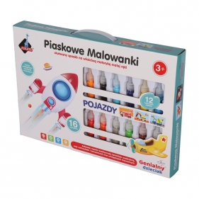 Genialny Dzieciak, Piaskowa wyklejanka – Pojazdy (127682)