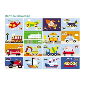 Genialny Dzieciak, Piaskowa wyklejanka – Pojazdy (127682)