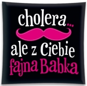 Poduszka-Fajna babka