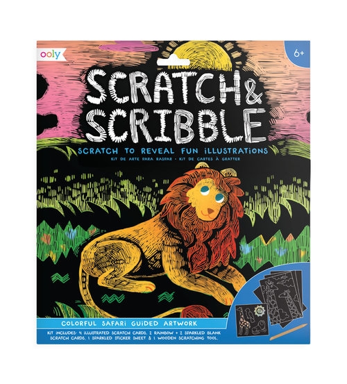 Zdrapywanki Scratch & Scribble - Safari 