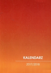 Kalendarz 2017/2018 nauczycielski pomarańczowy