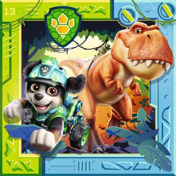 Ravensburger, Puzzle 3x49: Psi Patrol i dinozaury (12004368)