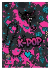 Coolpack, Teczka kartonowa A3 z gumką - K-Pop Dark
