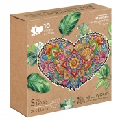 Alexander, Puzzle drewniane 150: Mandala miłości - Mandala with love (5068)