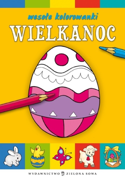 Wesołe kolorowanki Wielkanoc