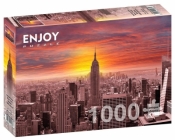 Puzzle 1000 Zachód słońca/Nowy Jork/USA