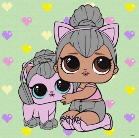 Malowanie po numerach - L.O.L. Surprise! 40x40cm