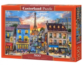 Puzzle Streets of Paris 500 (B-52684) - Castor
