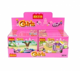 Klocki konstrukcyjne mix dziewczynka