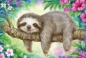 Puzzle 3x24: Panda, leniwiec, lama