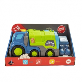 Zestaw 2w1 - Śmieciarka i pojemnik na śmieci (123684)