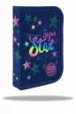 Coolpack, Piórnik jednoklapkowy bez wyposażenia Clipper - Stars (F076960)