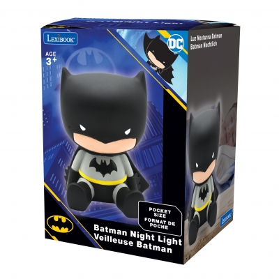 <img src='https://webimage.pl/pics/684/5/d3380743095684.jpg' style='height:440px' /> Lampka nocna zmieniająca kolor Batman ok. 13 cm NLJ01BAT