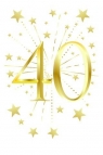Karnet Urodziny - Forty