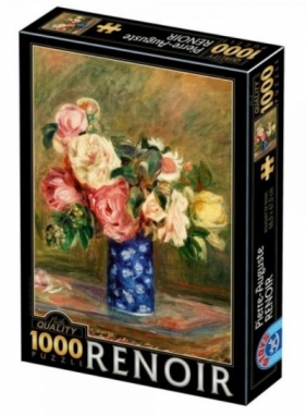 Puzzle 1000: Renoir, Bukiet róż