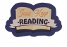 Pulteney Press Naklejka Vinyl Just Keep Reading