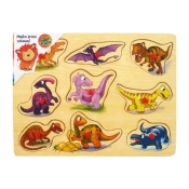 BRIMAREX Drewniana ukł. Dinozaury (1569684)