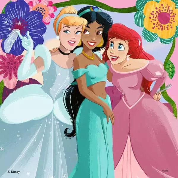 Ravensburger, Puzzle 3x49: Disney Księżniczki (12001068)