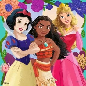 Ravensburger, Puzzle 3x49: Disney Księżniczki (12001068)