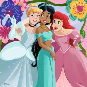 Ravensburger, Puzzle 3x49: Disney Księżniczki (12001068)