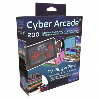<img src='https://webimage.pl/pics/685/2/d3380743072685.jpg' style='height:440px' /> Konsola do gier telewizyjnych Cyber Arcade Lexibook DJG6500