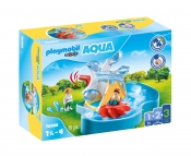 Playmobil 1.2.3 Aqua: Młyn wodny z karuzelą (70268)
