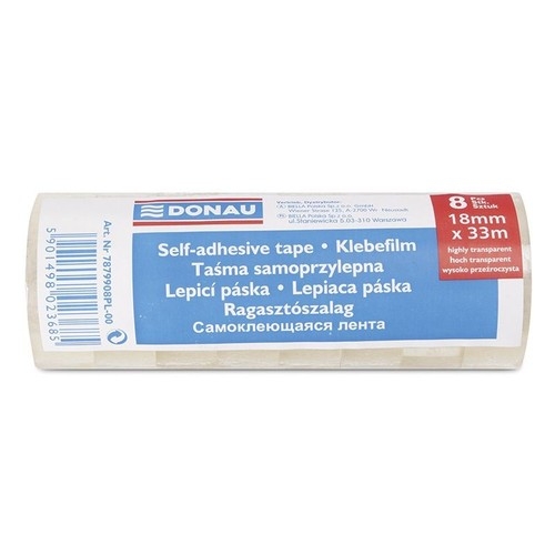 Taśma samoprzylepna biurowa 18x33m 8 sztuk (7879908PL-00)