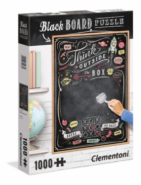 Puzzle 1000: Black Board - Think Outside The Box (39468)