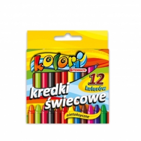 Kredki świecowe Penmate 12 kolorów Kolori