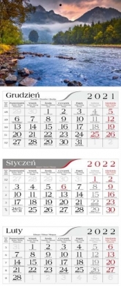 Kalendarz 2022 Trójdzielny Nad Dunajcem CRUX
