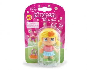 Pinypon City - laleczka Emoji 7cm z akcesoriami - blond włosy (FPP14721/27413)