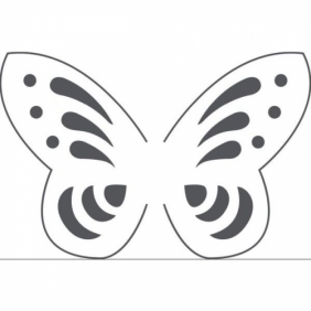 Dziurkacz kreatywny ażurowy 3D - motyl (380024)